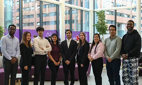 The Full-time MBA Class of 2027 student council.