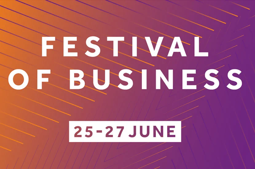 AMBS Festival of Business logo