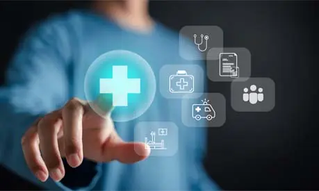 Health insurance form and medical welfare concept. healthcare medical icon, health and access healthcare.