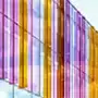 The coloured fins of Alliance Manchester Business School