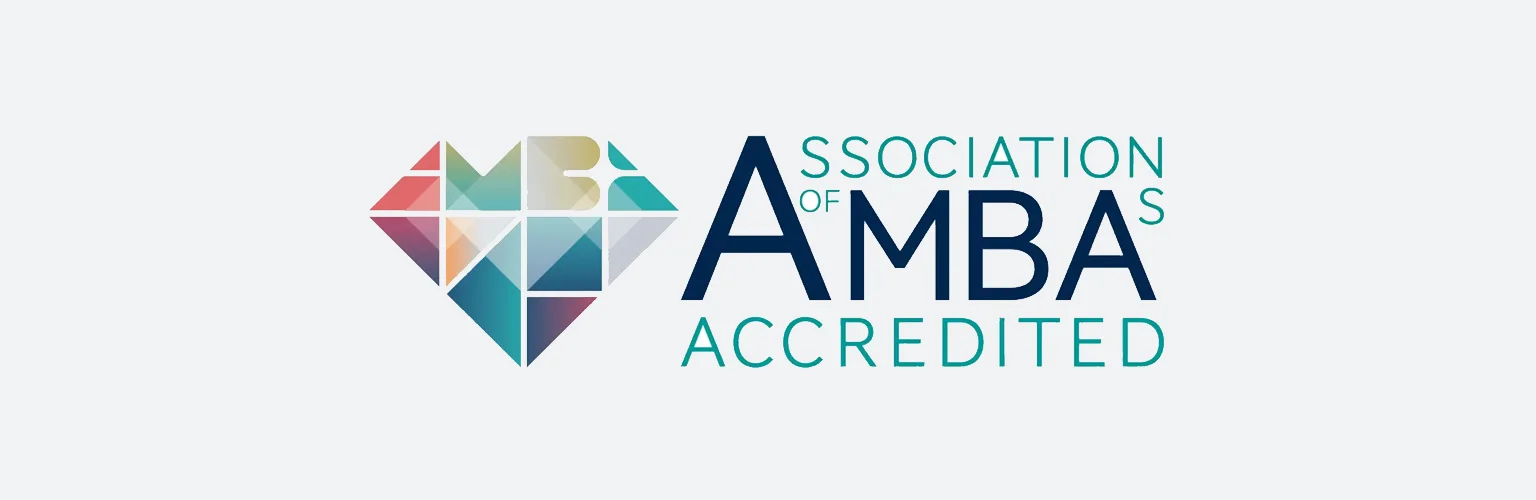 AMBA logo with text that reads 'Association of MBAs Accredited'